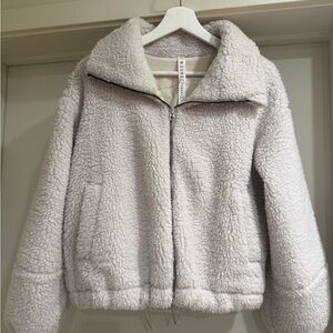 Lululemon Athletica Cream Sherpa Jacket